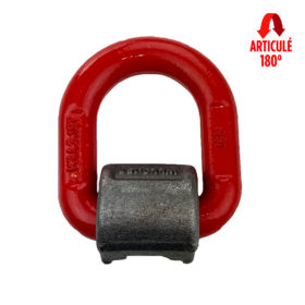 Bâillon Hollandais Articulé 3 Anneaux, Taille 5 1/4", Métal, Occasion