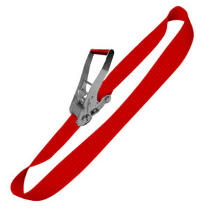 Sangle d'arrimage 50 mm type poids lourd avec tendeur à rochet