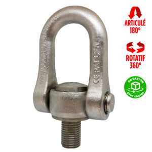 Anneau de levage en inox à double articulation SS.DSS