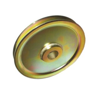 Réa acier sur bague bronze