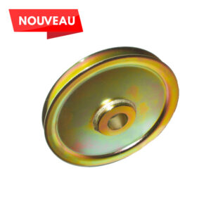 Réa acier sur bague bronze
